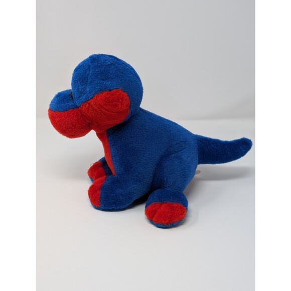 Forever Collectibles Philadelphia Phillies Stuffed Dinosaur Plush Toy Blue Red - Picture 3 of 10